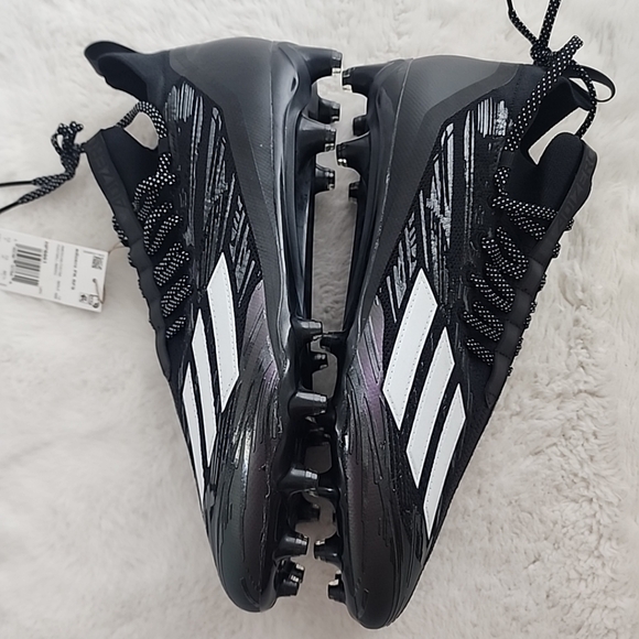 Adidas Adizero Primeknit Core Black Football Cleats Men's 13.5 HP8861 - Picture 3 of 6